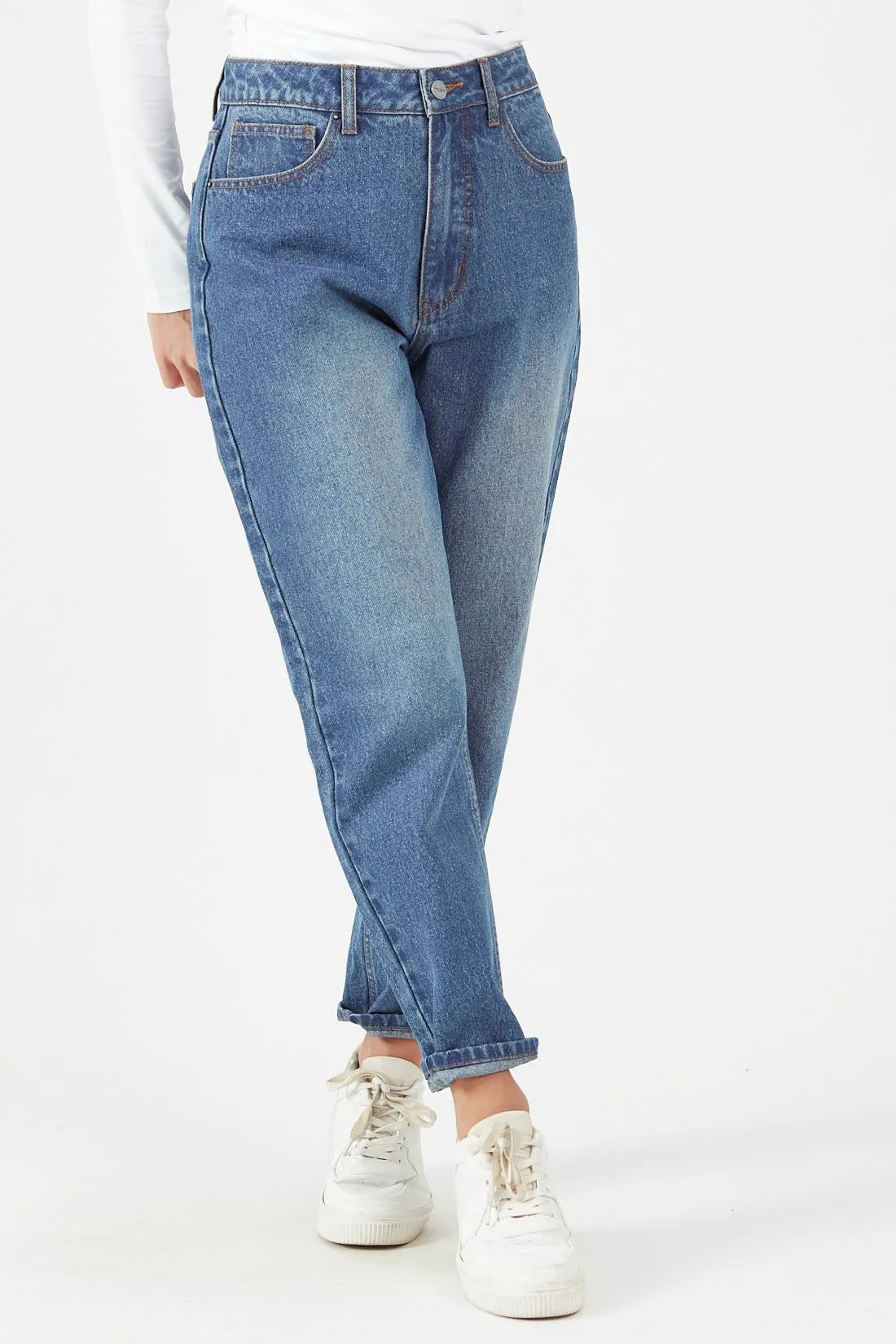 Jeans Mujer Mom Denim