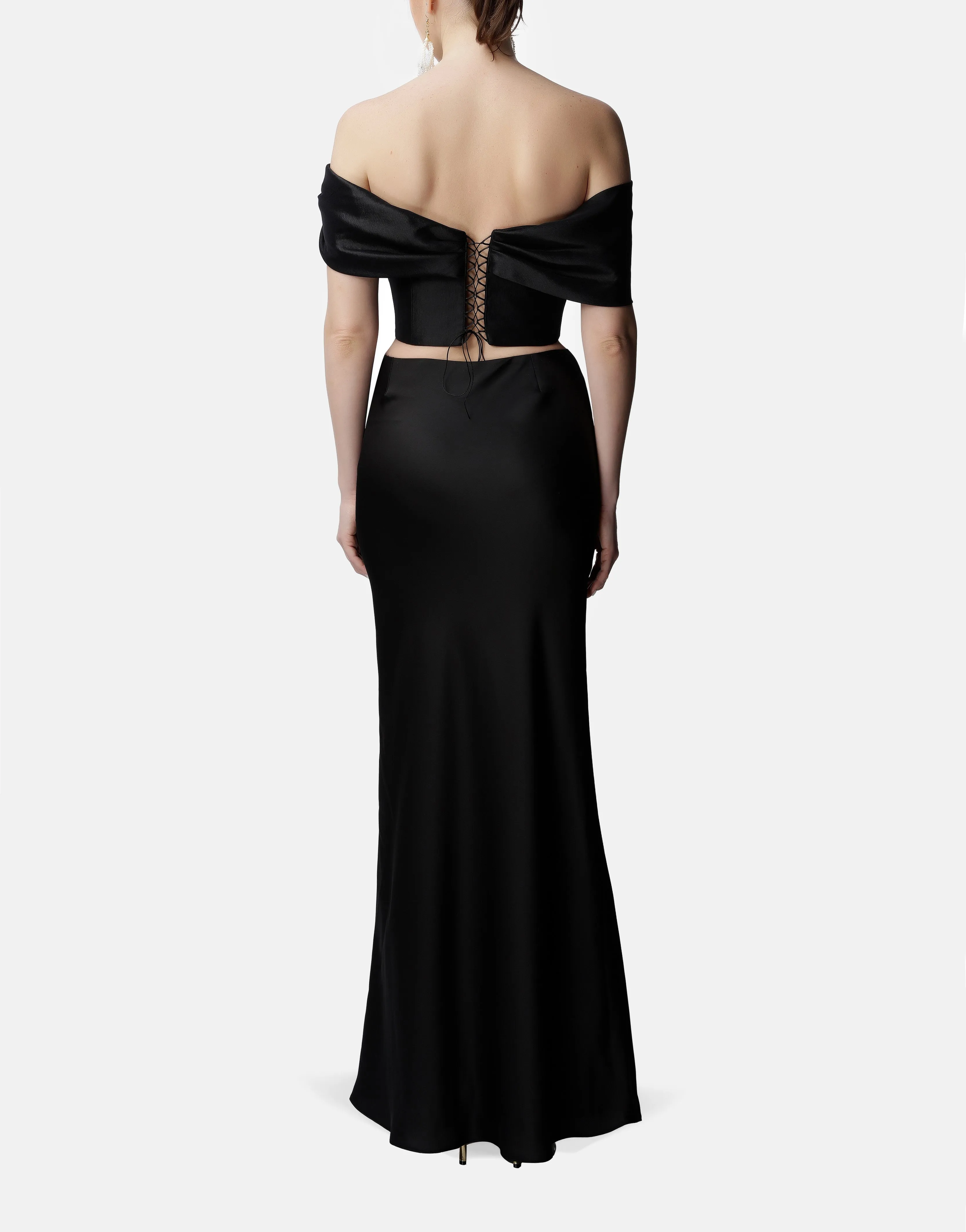 Jessie Black Maxi Skirt