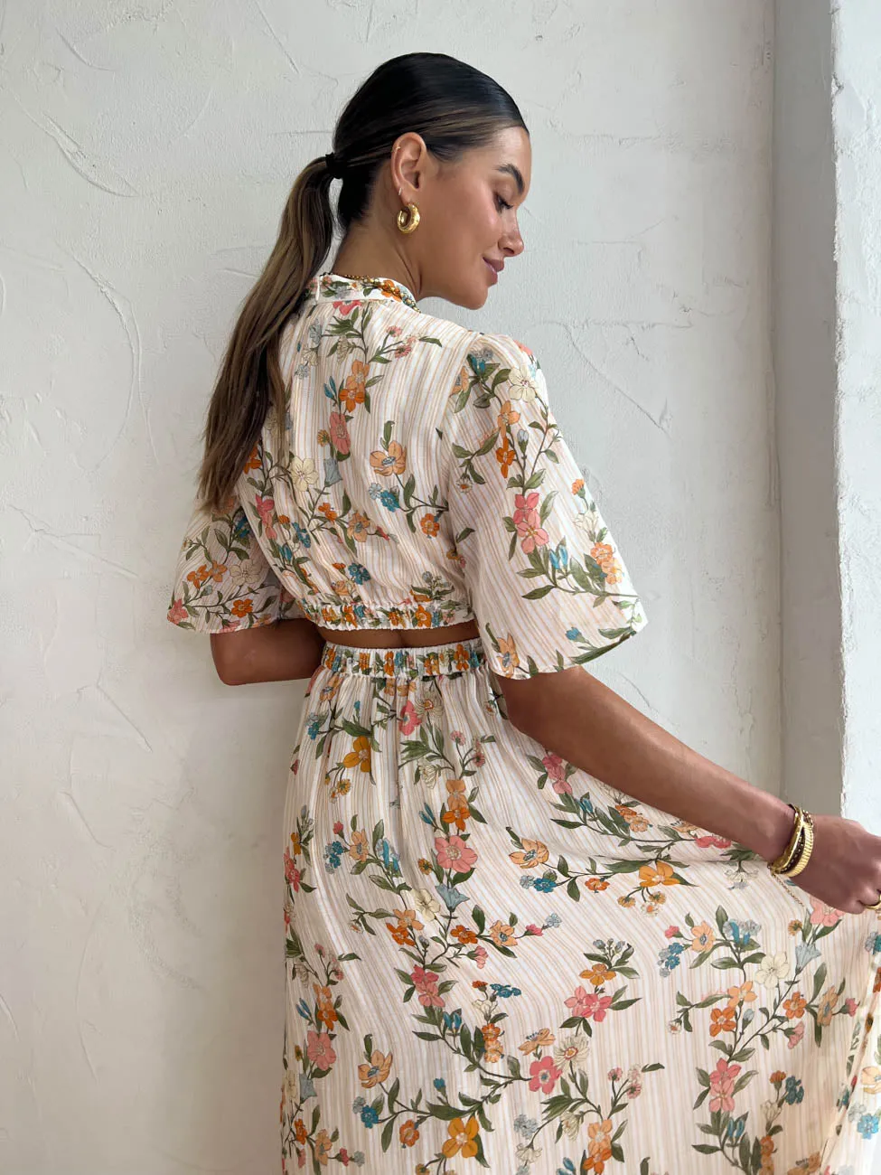 Kate Ford Vicia Twist Dress in Multi