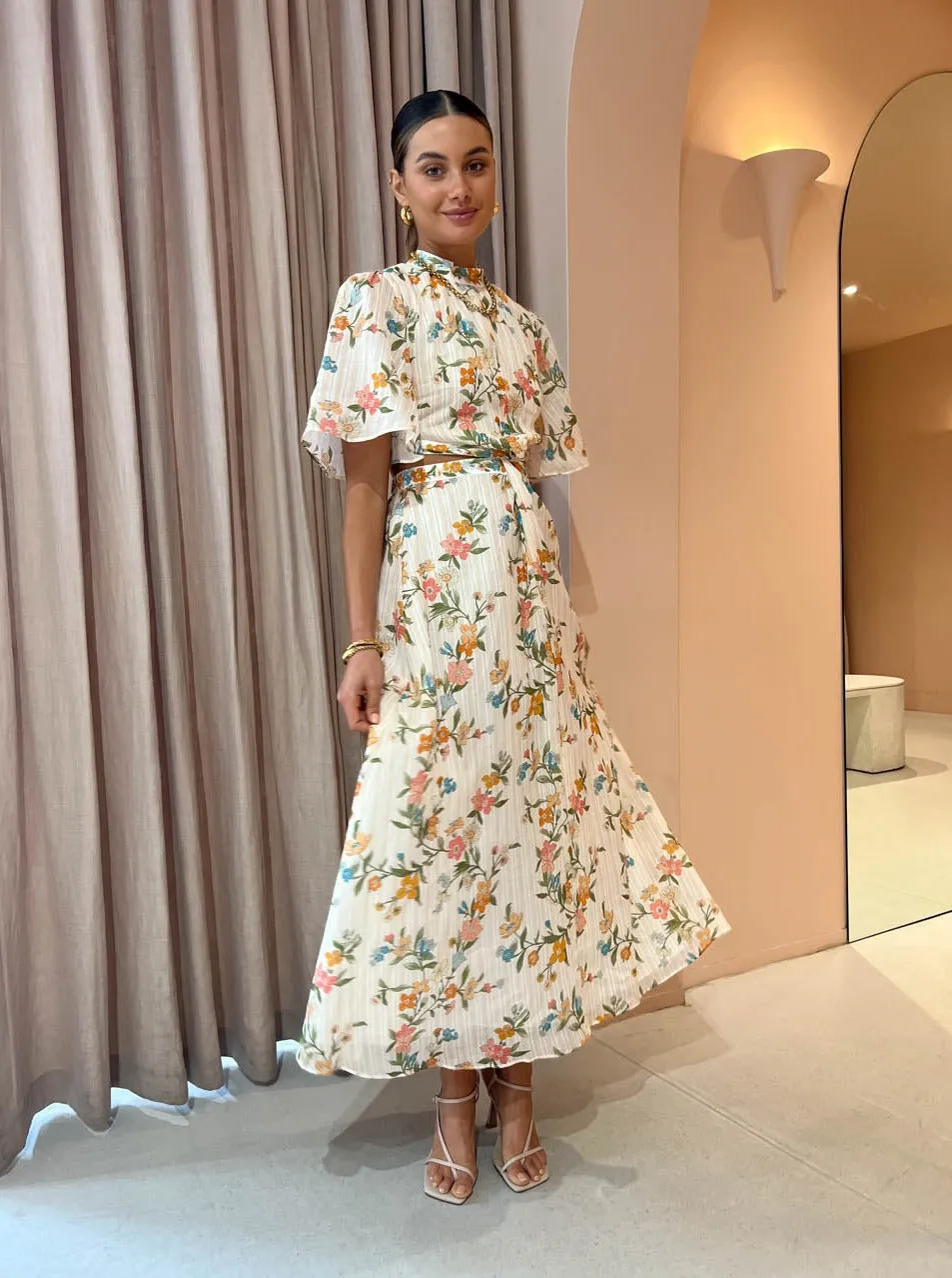 Kate Ford Vicia Twist Dress in Multi