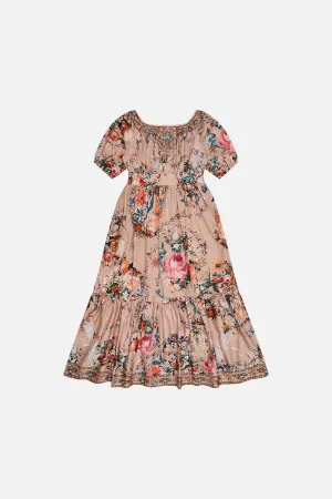KIDS RIBBON MAXI DRESS 12-14 ROSE GARDEN REVOLUTION