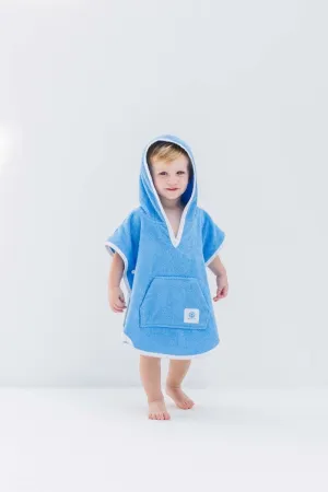 KIDS TOWEL PONCHO - Deep Blue