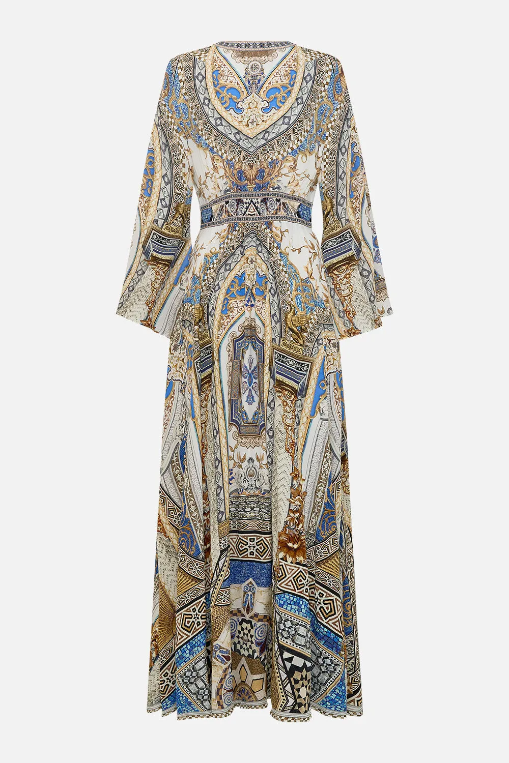 KIMONO SLEEVE DRESS WITH SHIRRING DETAIL MAKE ME YOUR MOSAIC