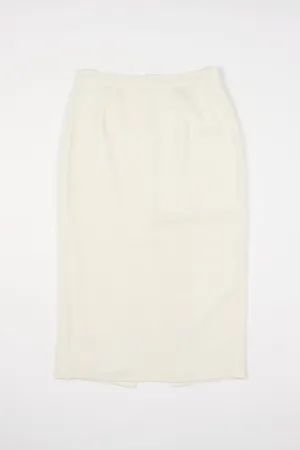 Laura Ashley White Maxi Skirt 16