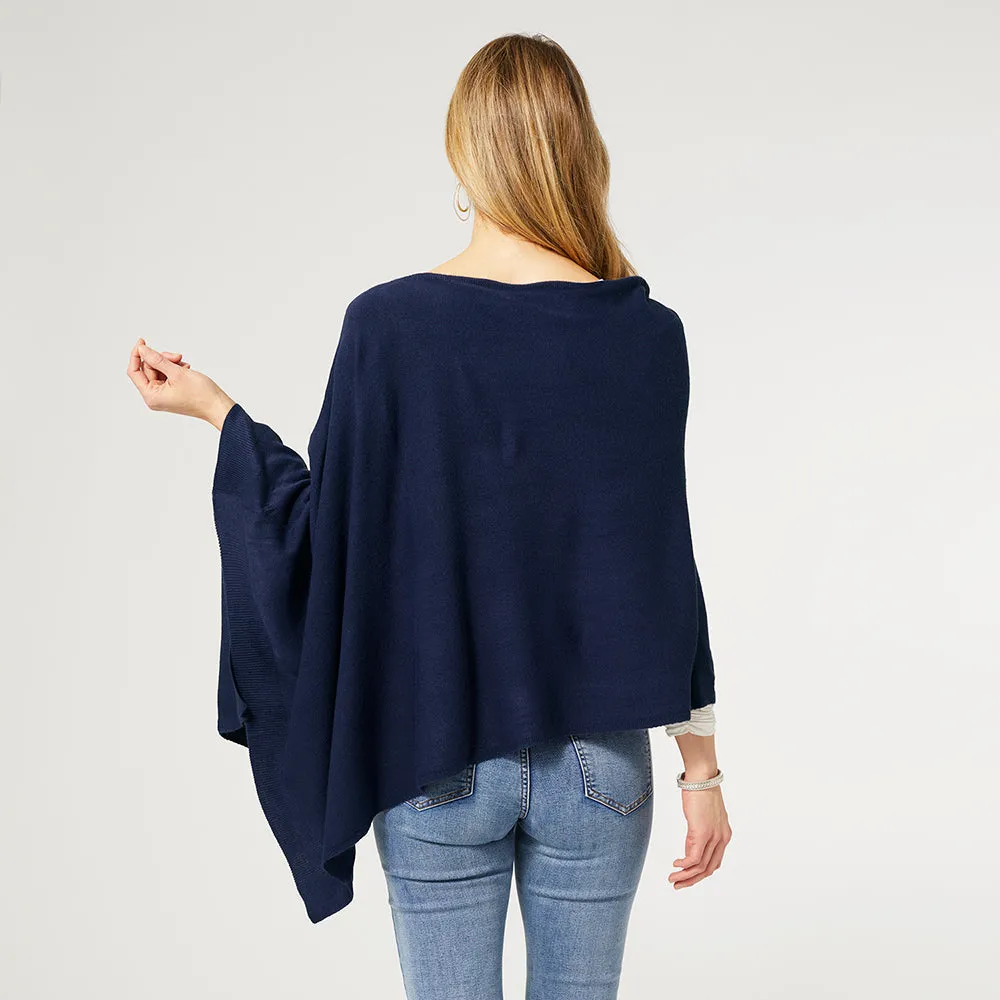 Lightweight Poncho - Navy