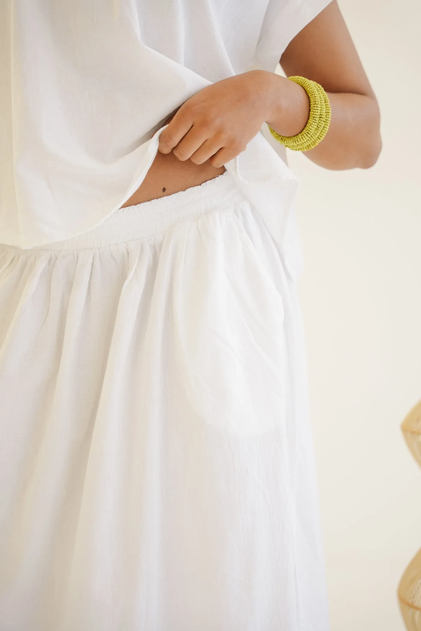 Lily Cotton Maxi Skirt
