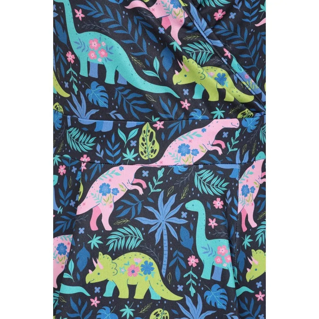 Lyra Dress - Floral Dino