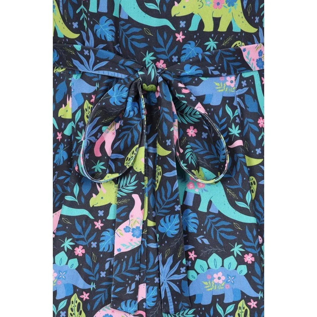 Lyra Dress - Floral Dino
