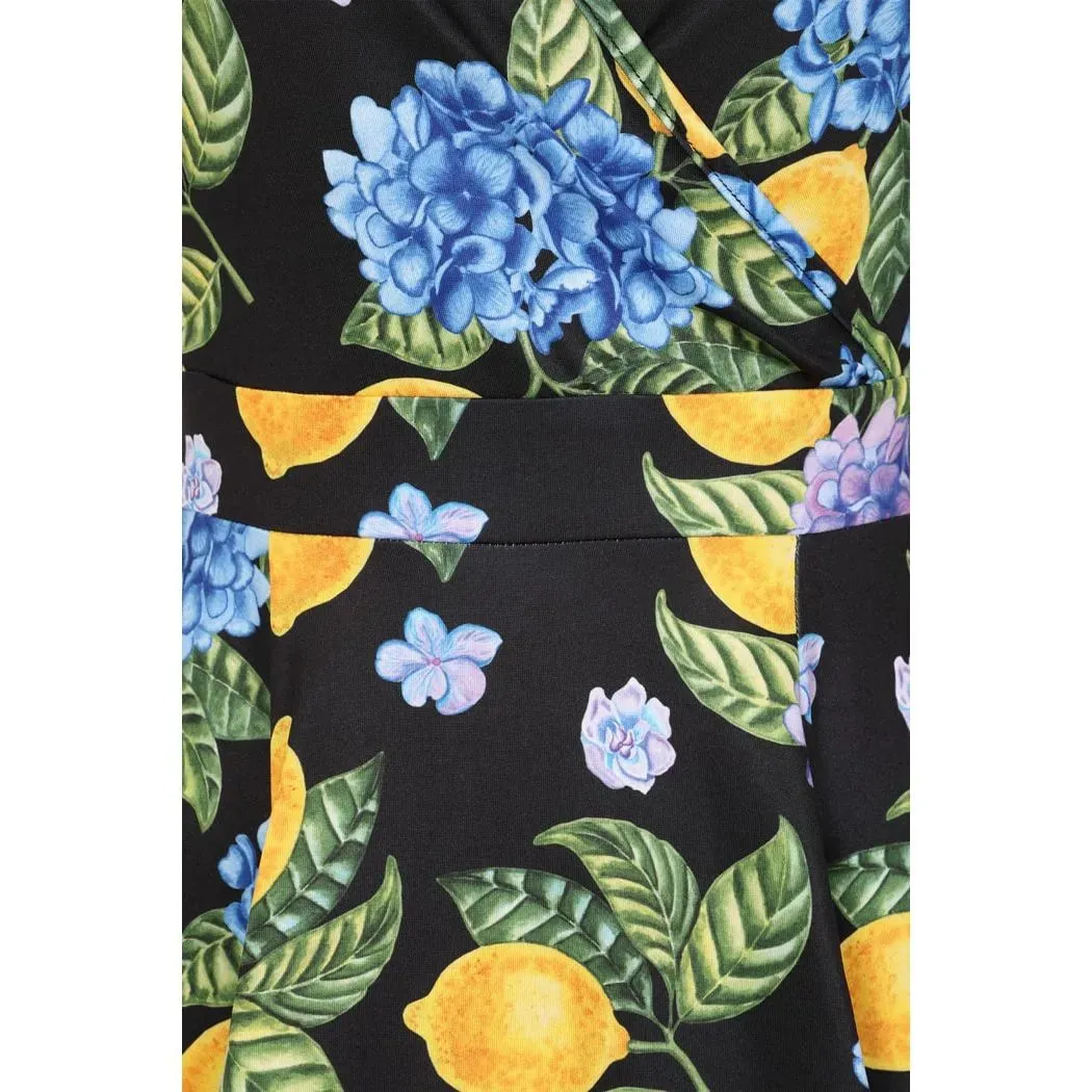 Lyra Dress - Lemon Hydrangea