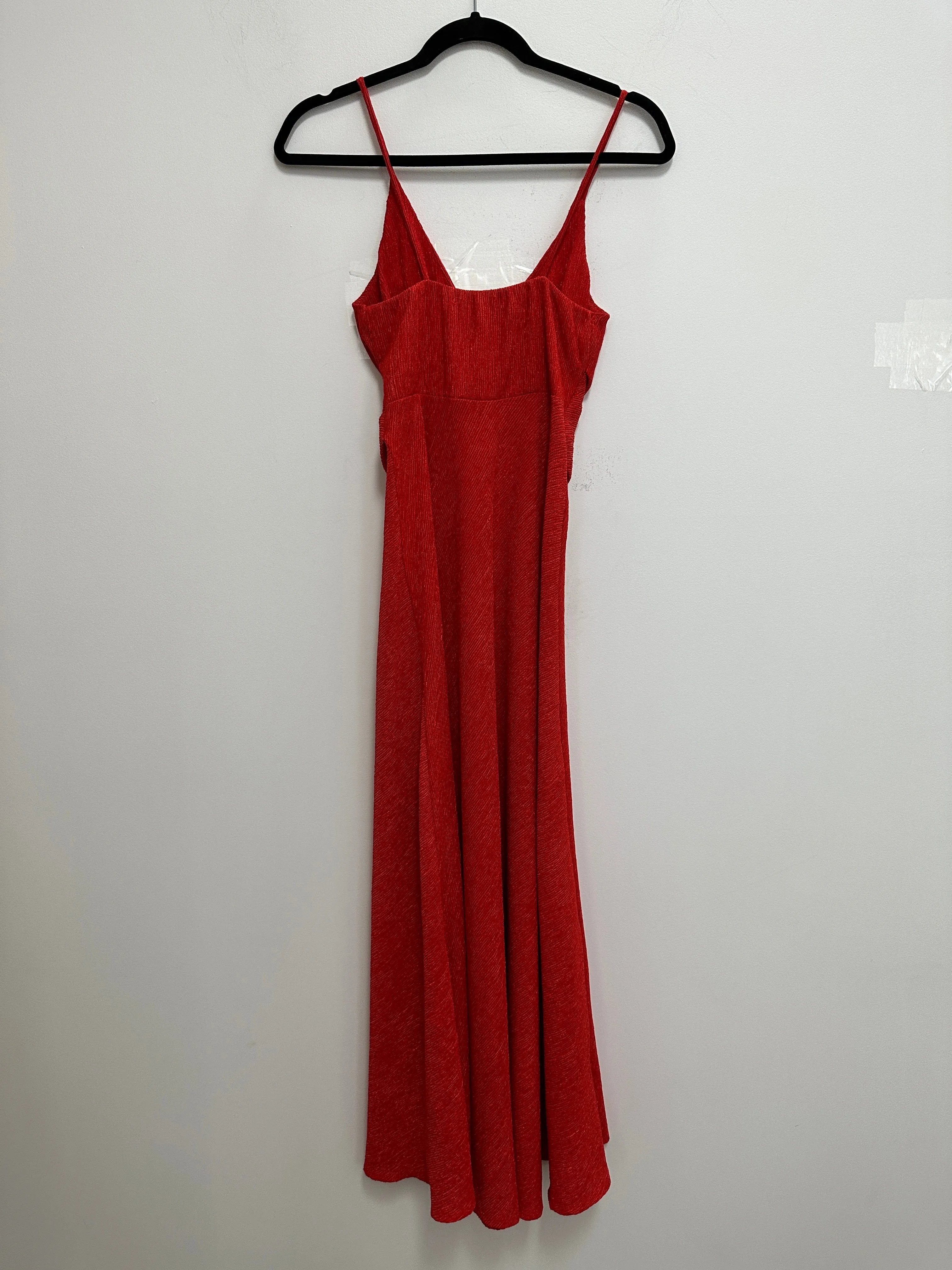 Manhattan Dress Cross Front Maxi Dress in Red