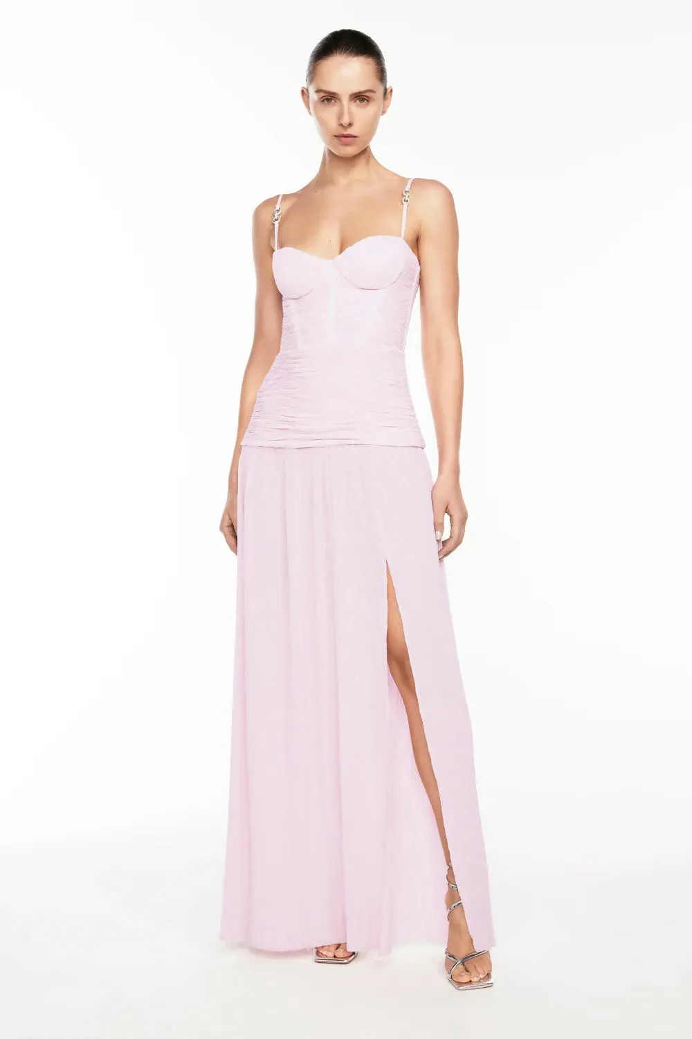 Manning Cartell Double Time Pleat Dress Pink Size 8,10,12