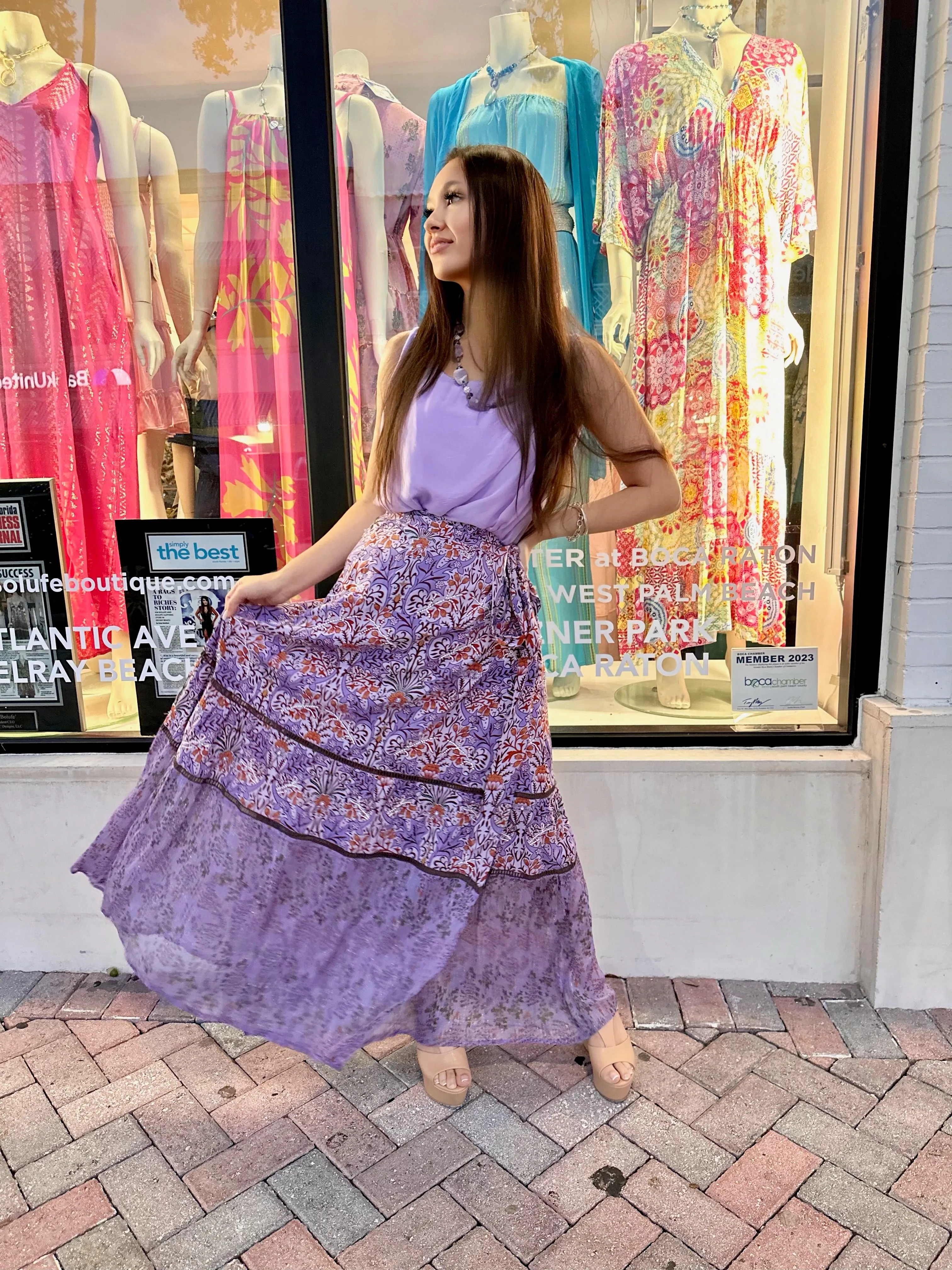 Margo Wrap Maxi Skirt