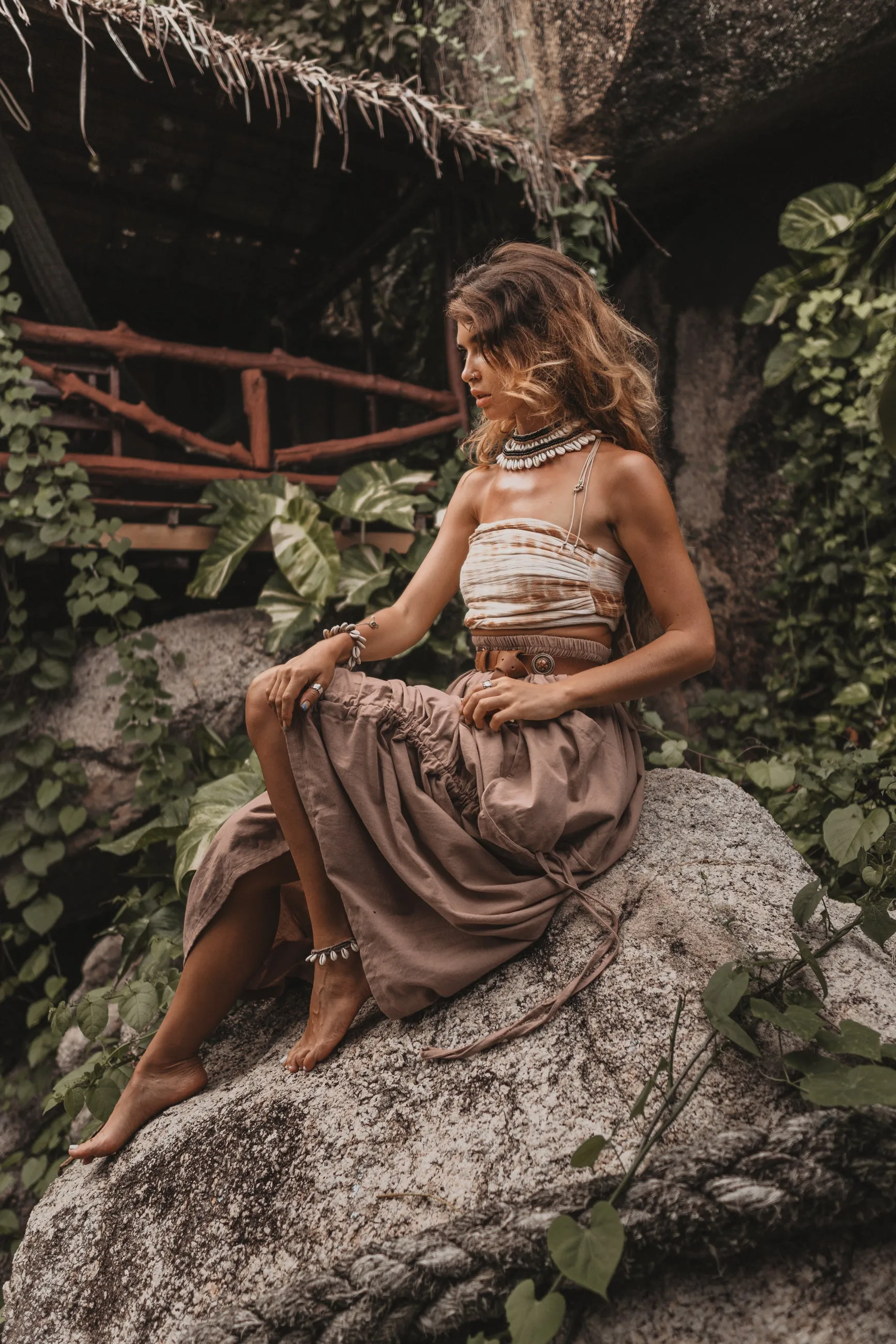 Maxi Skirt Alaina Desert Orchid