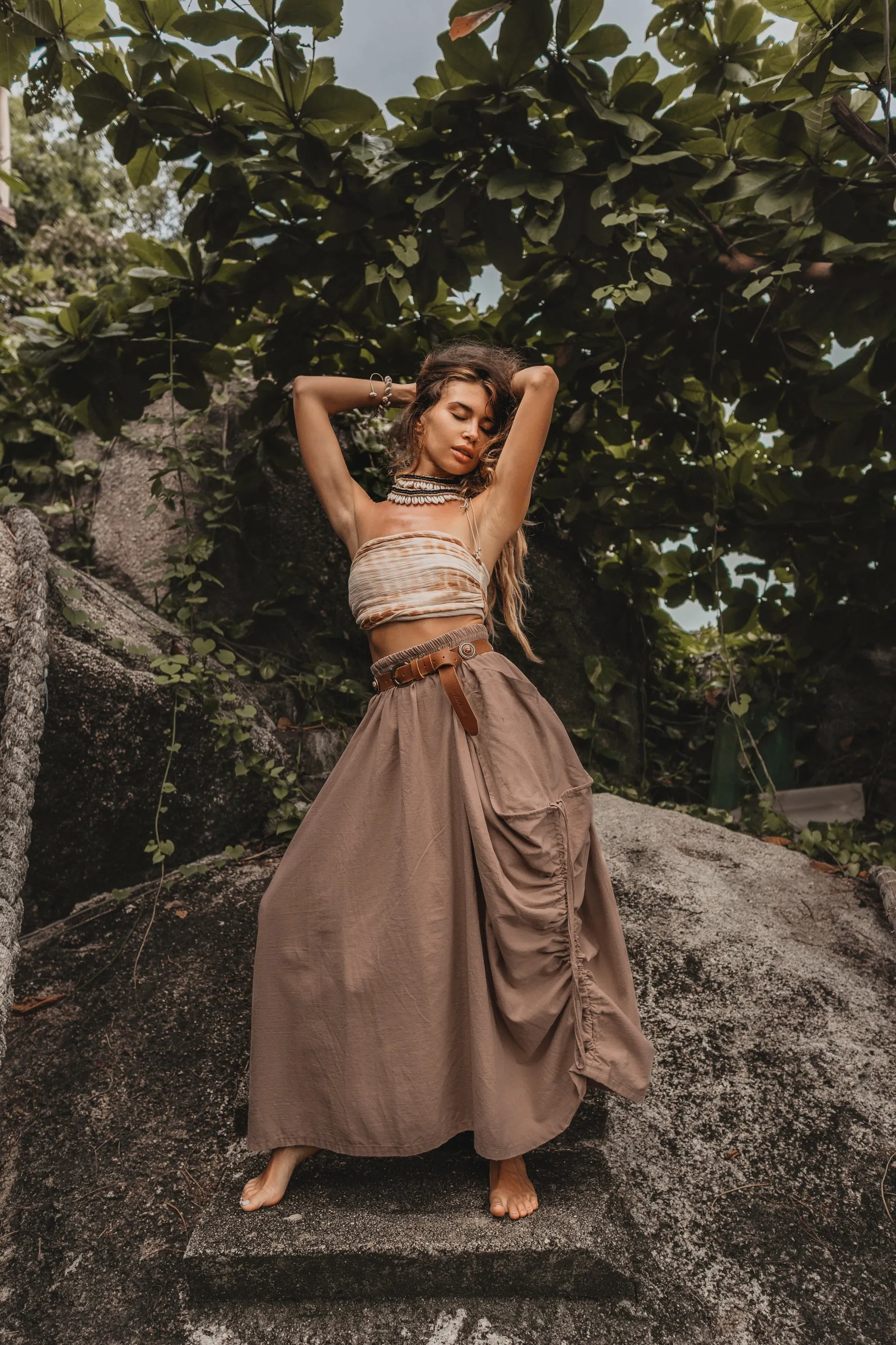 Maxi Skirt Alaina Desert Orchid
