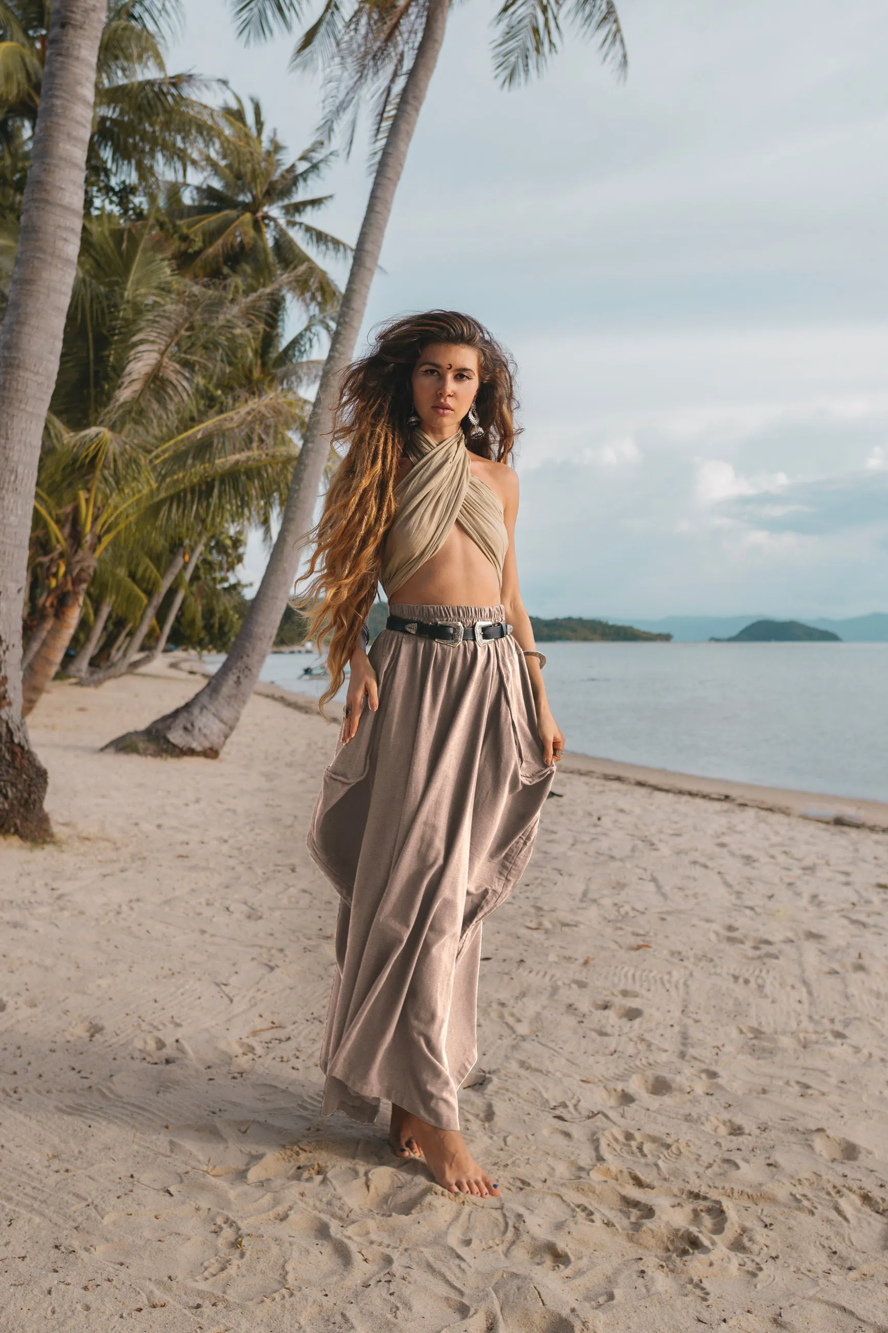 Maxi Skirt Alaina Desert Rose