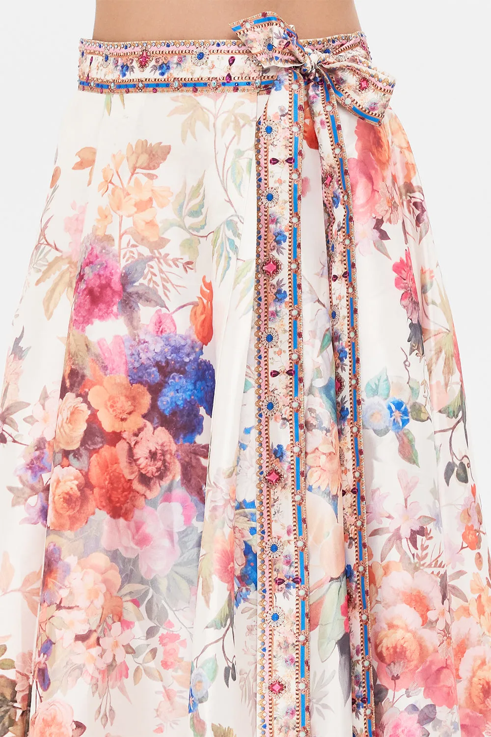 MAXI WRAP SKIRT FRIENDS WITH FRESCOS