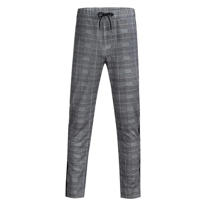 Men's Casual Plaid Sweatpants