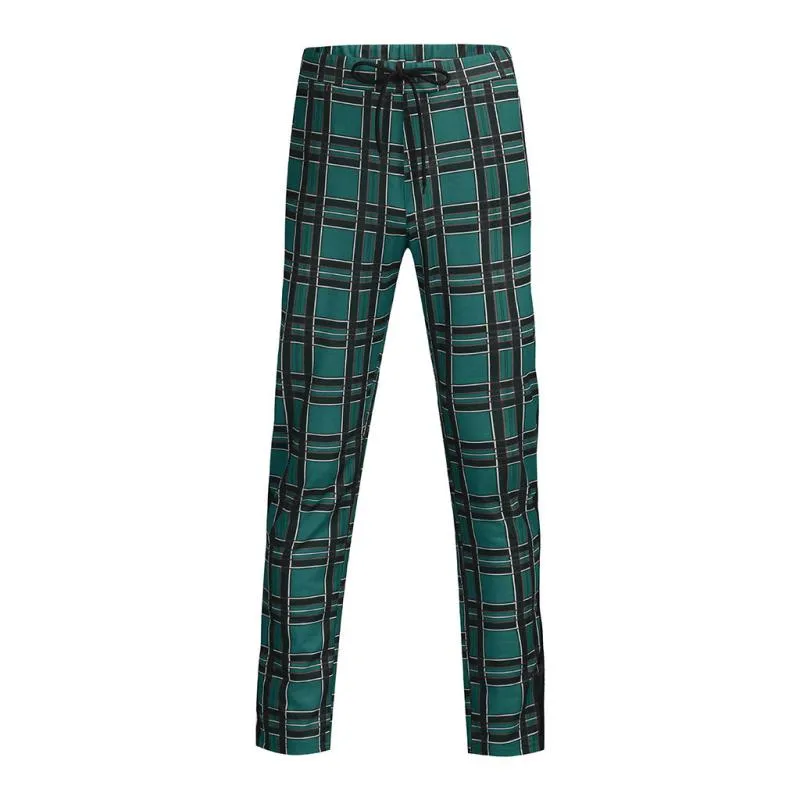 Men's Casual Plaid Sweatpants