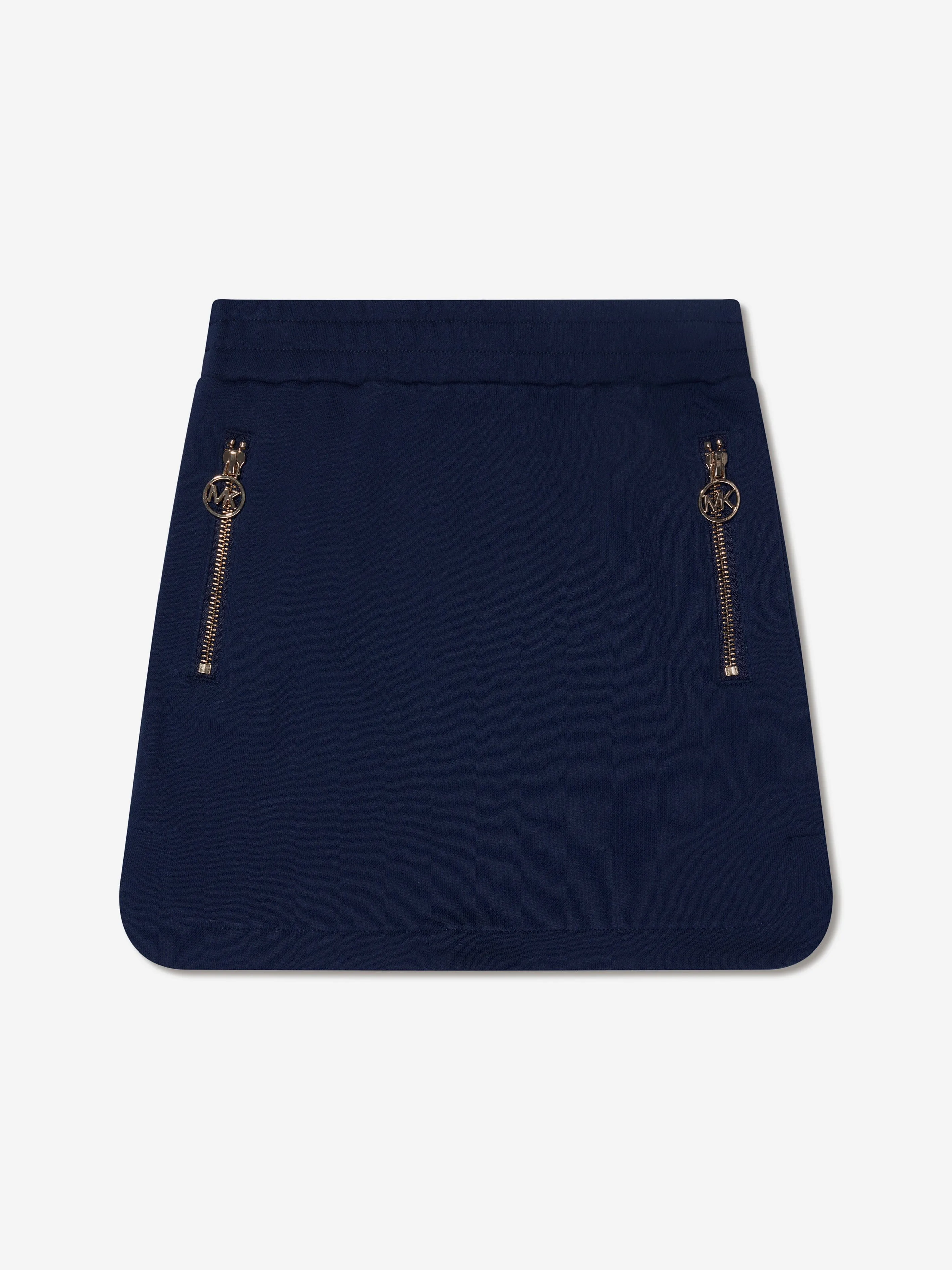 Michael Kors Girls Zip Pocket Skirt in Navy