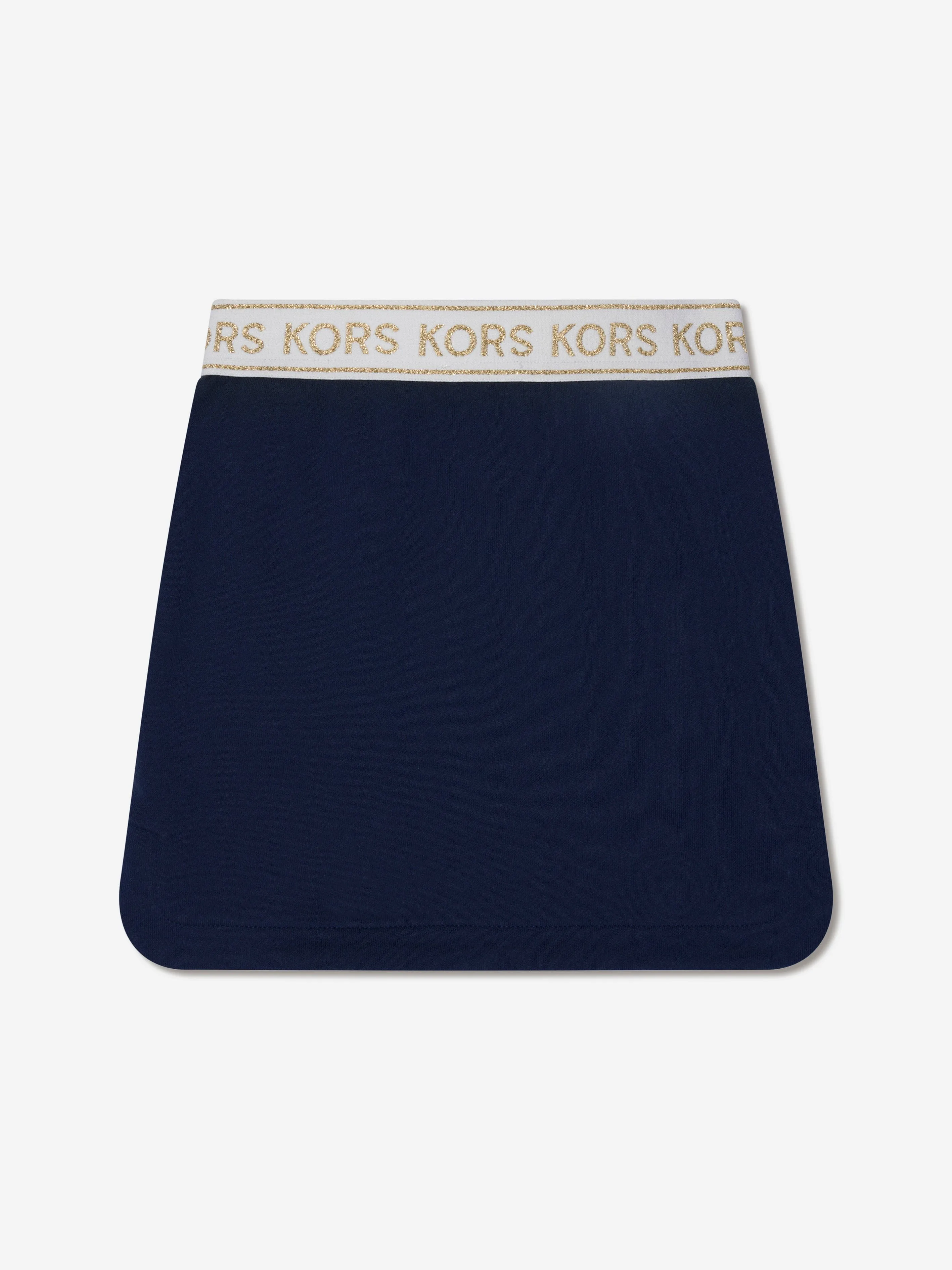 Michael Kors Girls Zip Pocket Skirt in Navy