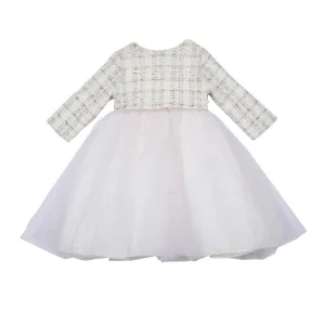 Misty White Boucle Jacket Dress