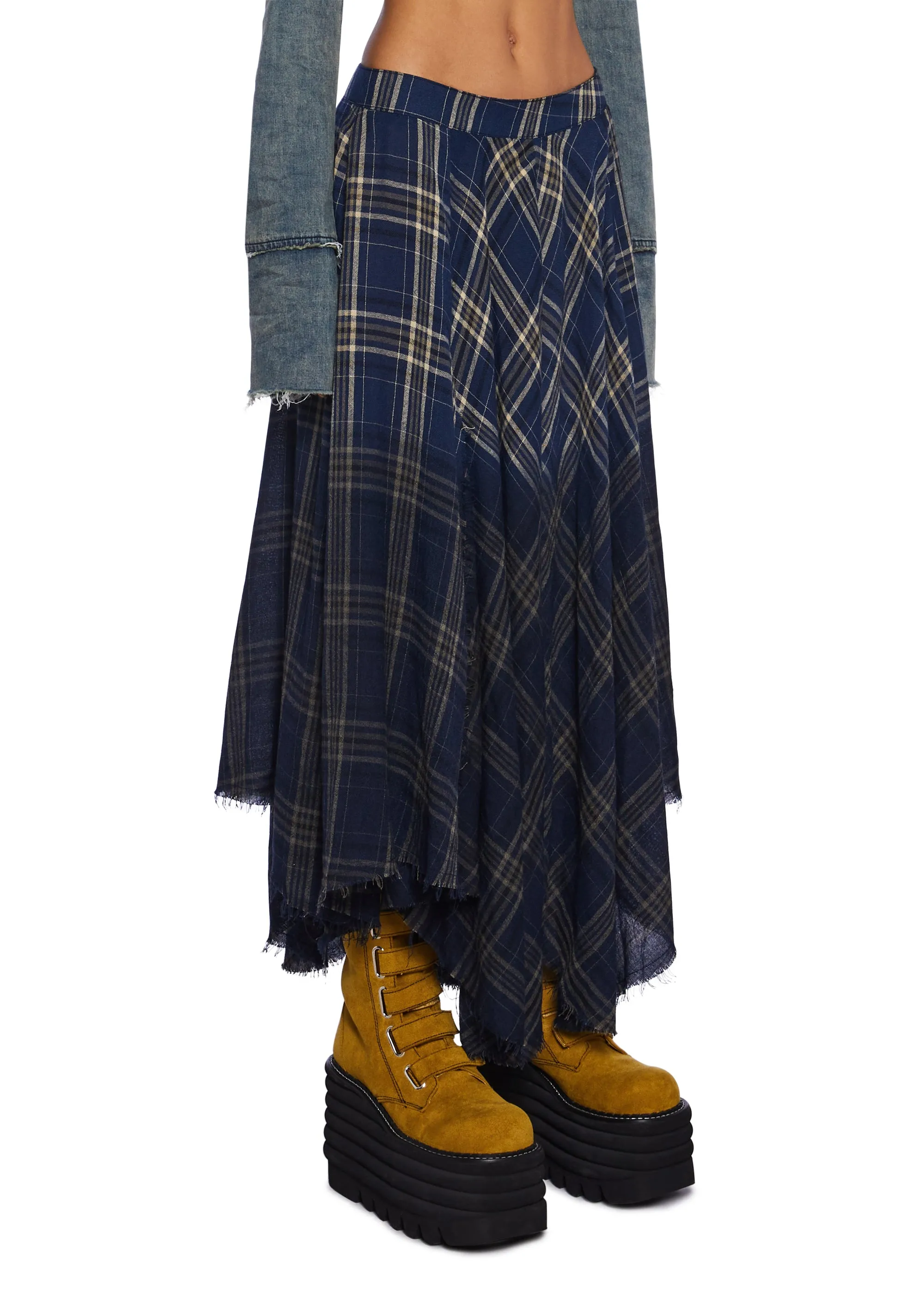 Model Approved Maxi Skirt - Blue
