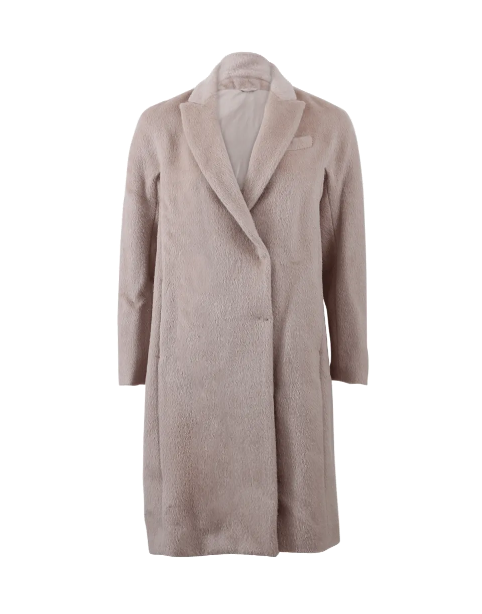 Monili Trim Alpaca Coat