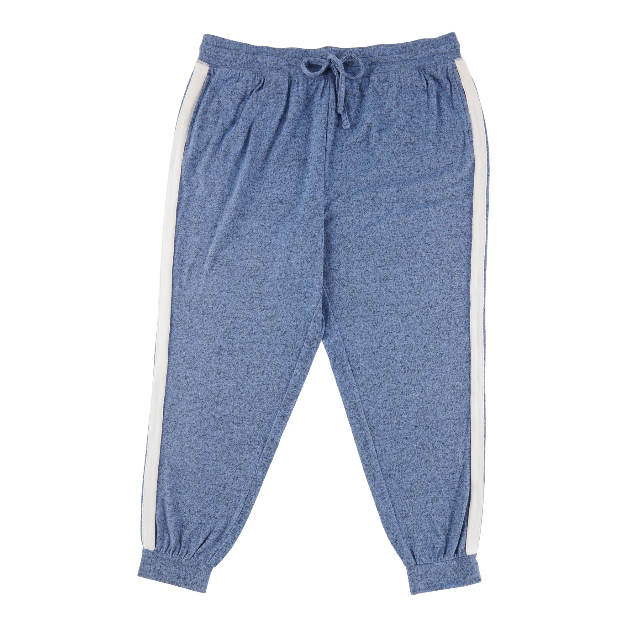 mySTYLE Women's Plus Stripe Snit Joggers