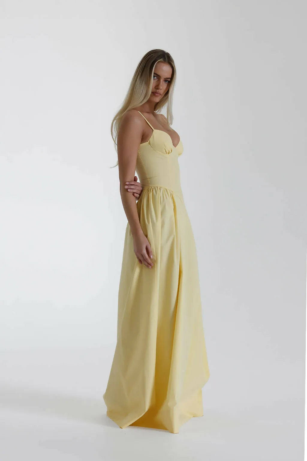Natalie Rolt Teila Dress Lemon