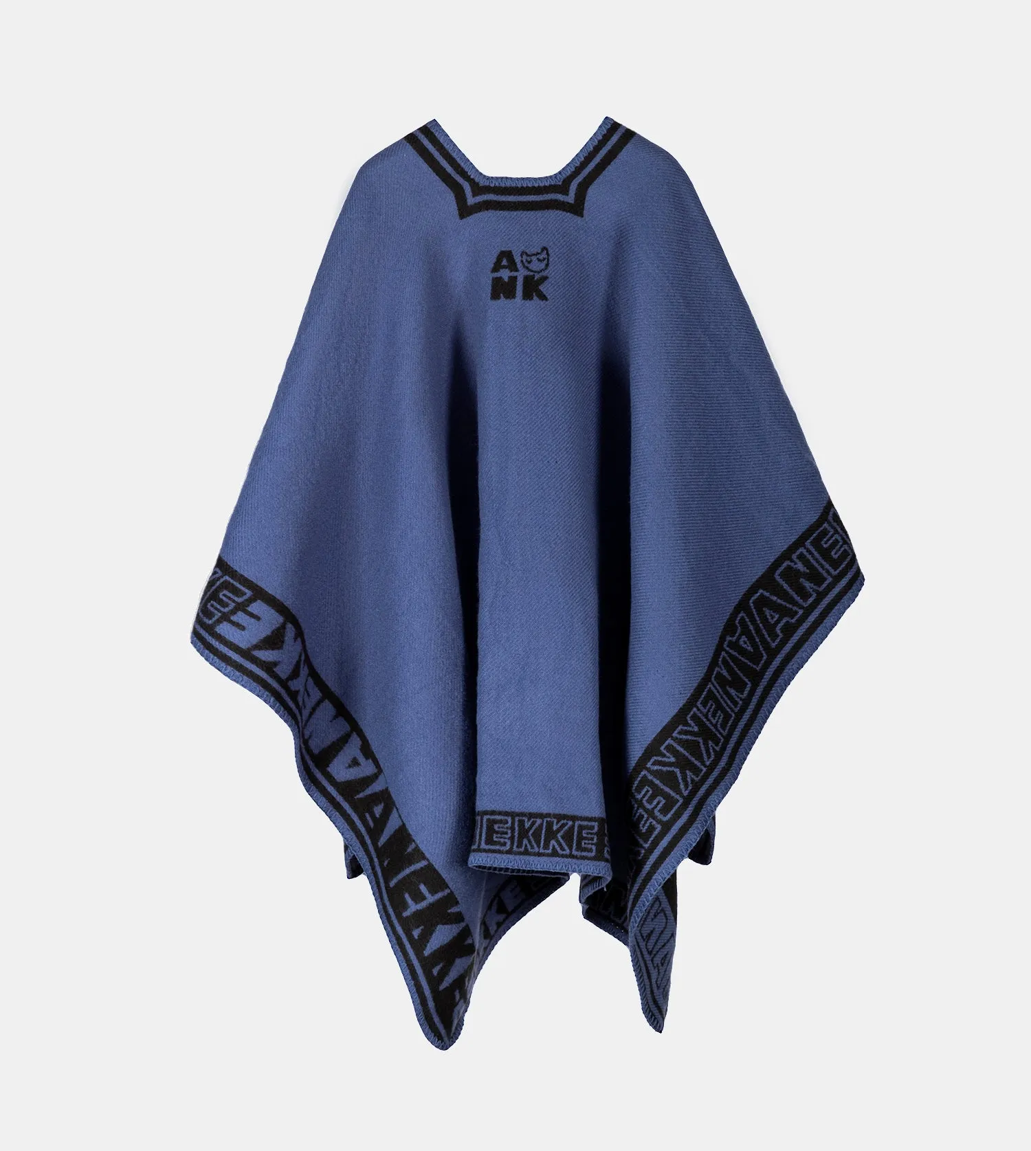 Navy Blue Shodō Poncho