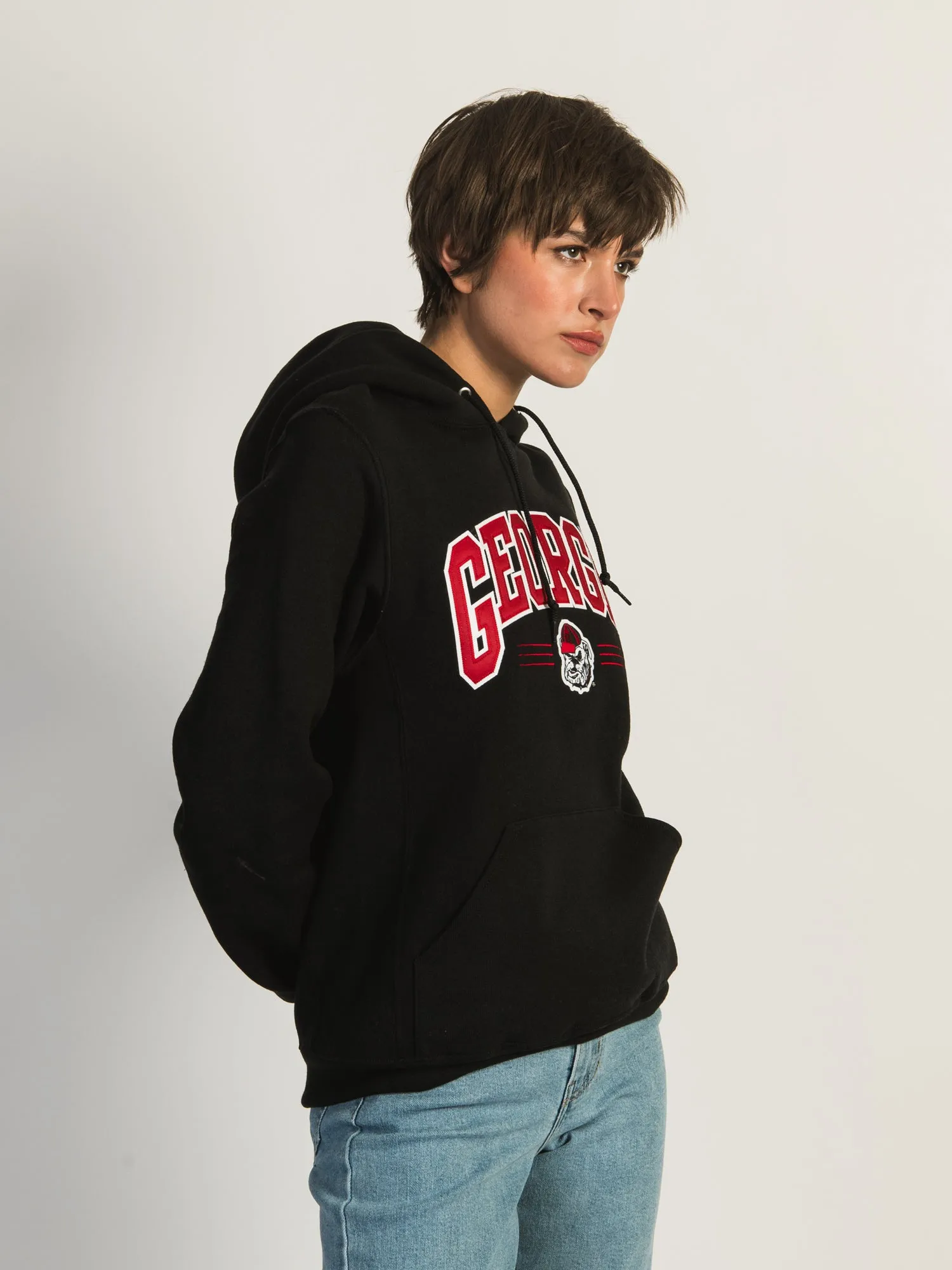 NCAA RUS GEORGIA PULLOVER HOODIE
