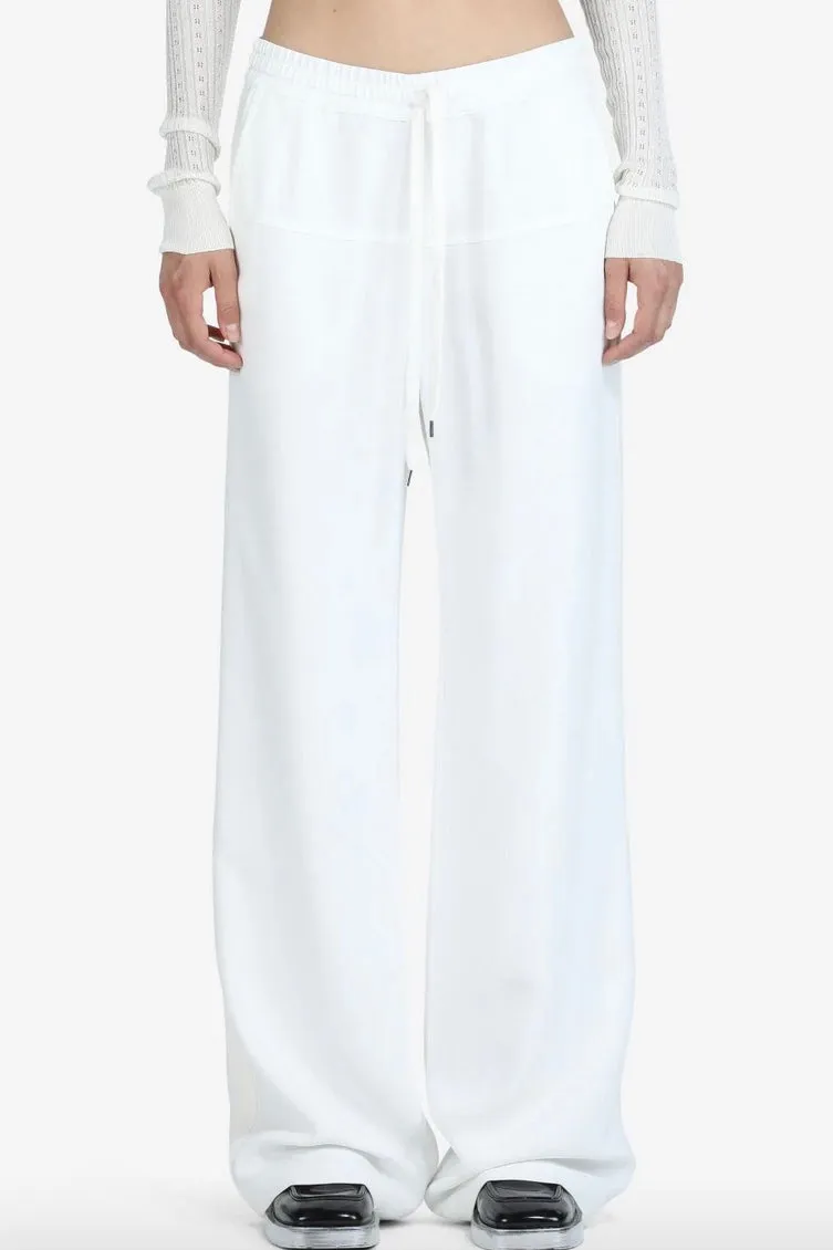 No. 21 - Wide Leg Trouser: White