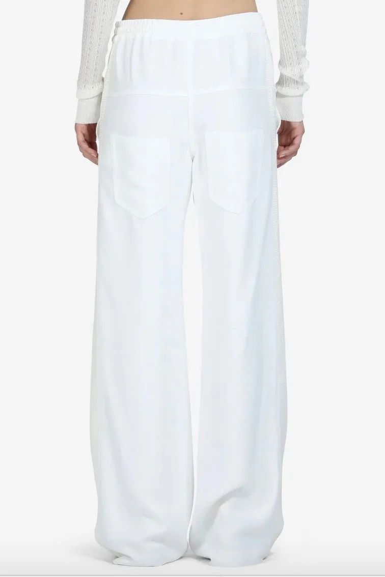 No. 21 - Wide Leg Trouser: White