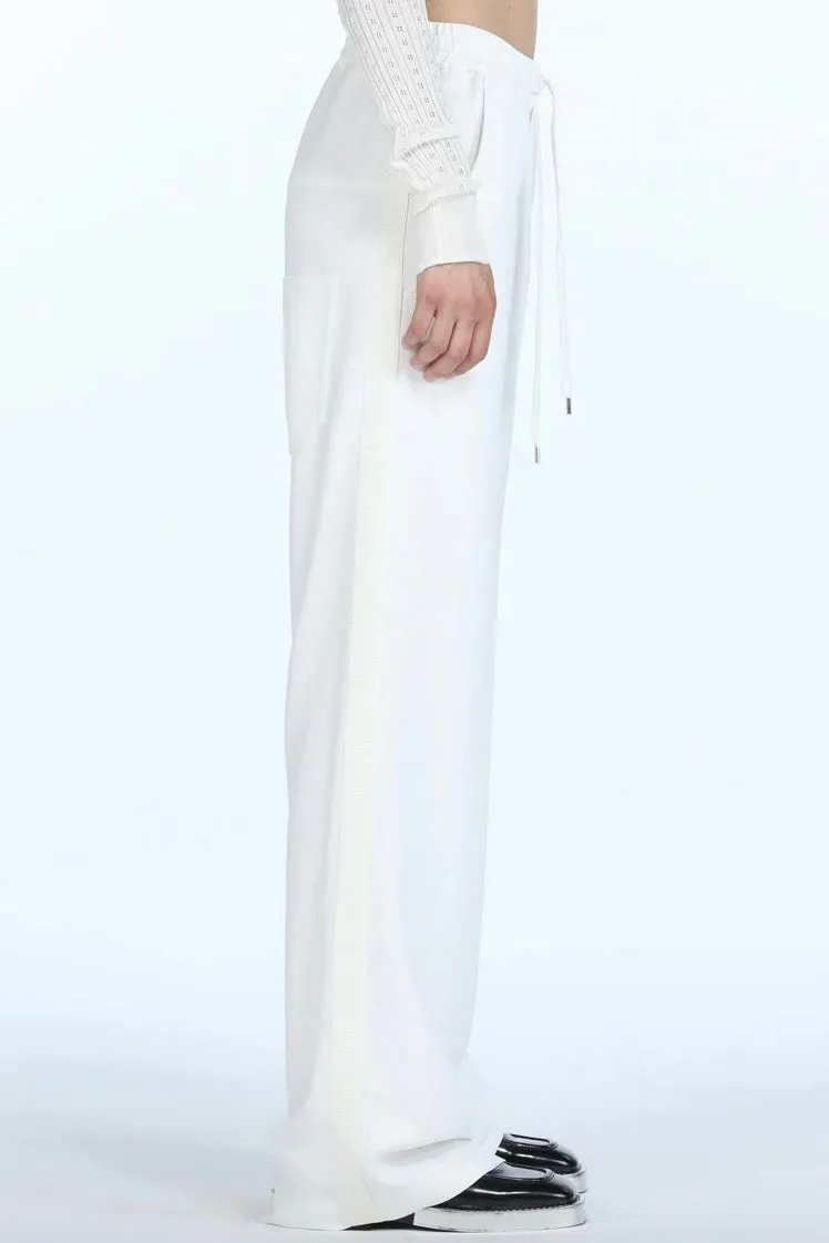 No. 21 - Wide Leg Trouser: White