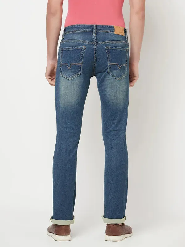 Octave Men Blue Light Fade Stretchable Cotton Jeans