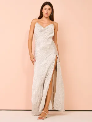 One Fell Swoop Siren Maxi in Silver Varakh