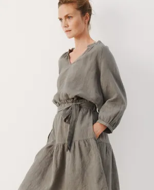 Part Two Celianes Vetiver Green Short Skirt