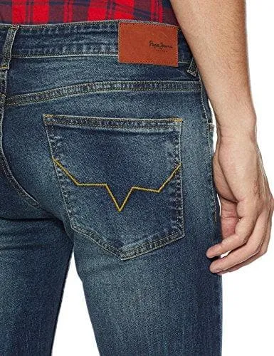 Pepe Mid Used Blue Slim Fit Jeans