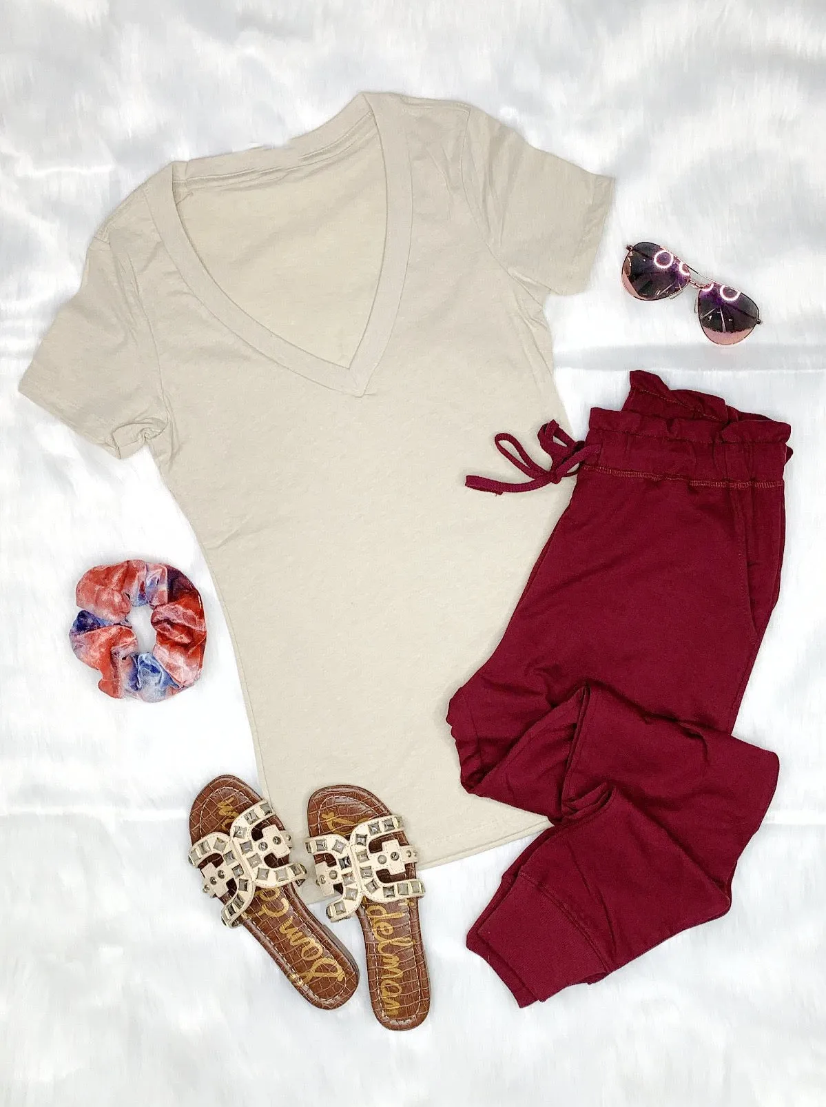 Perfect Pocket Joggers - Burgundy