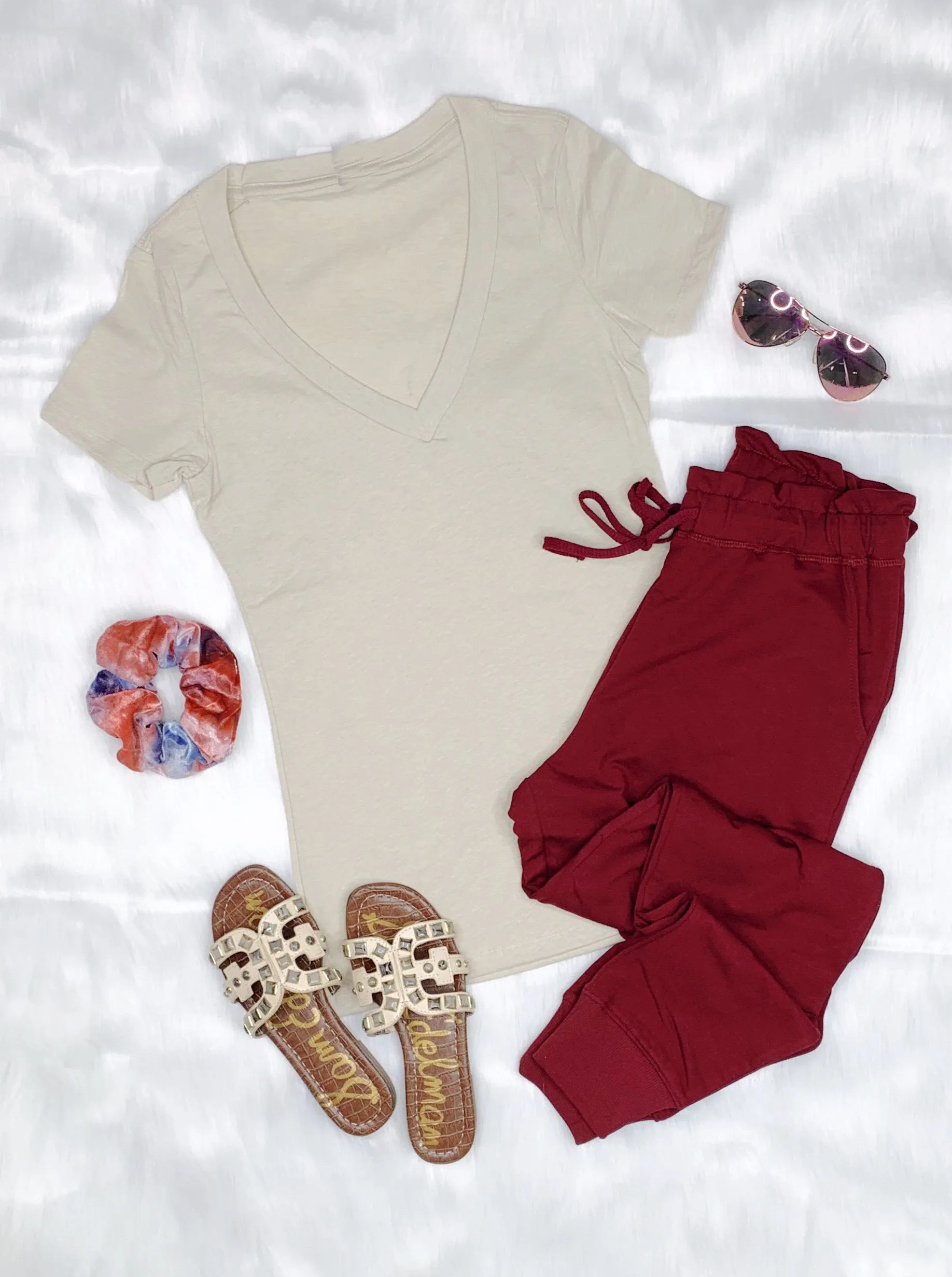 Perfect Pocket Joggers - Burgundy