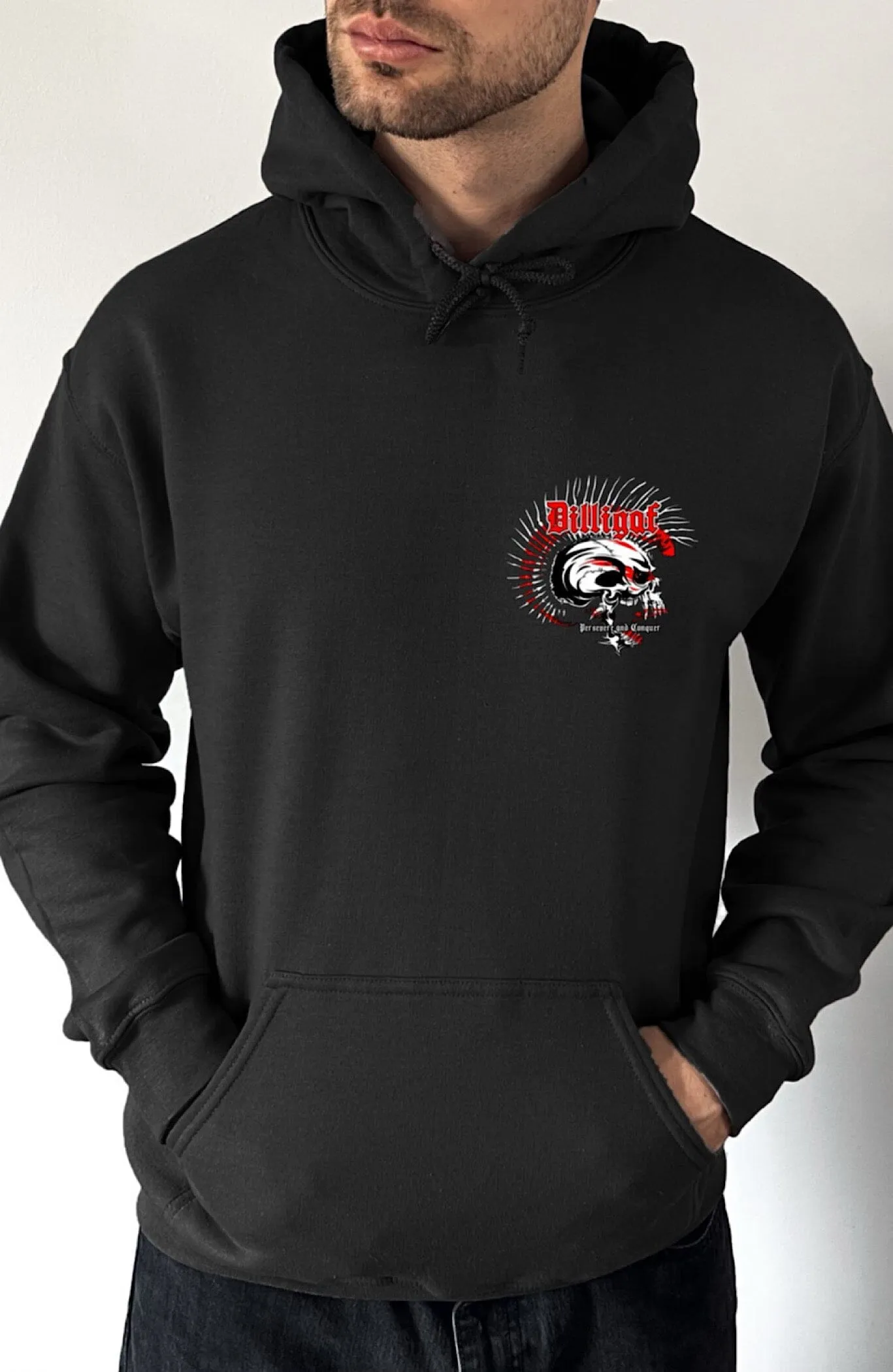 Persevere and Conquer Pullover Hoodie