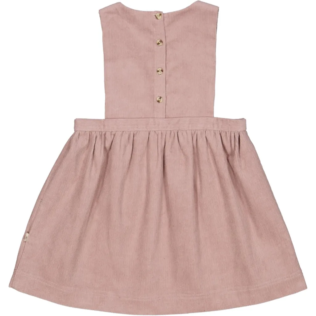 Pinafore Solveig - powder brown