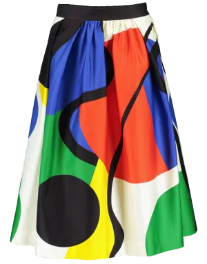 Print Bowels Skirt