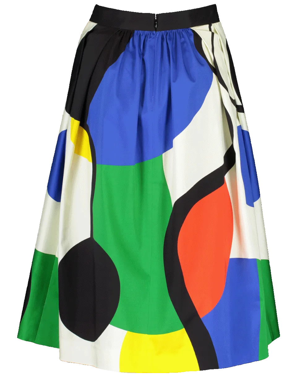 Print Bowels Skirt