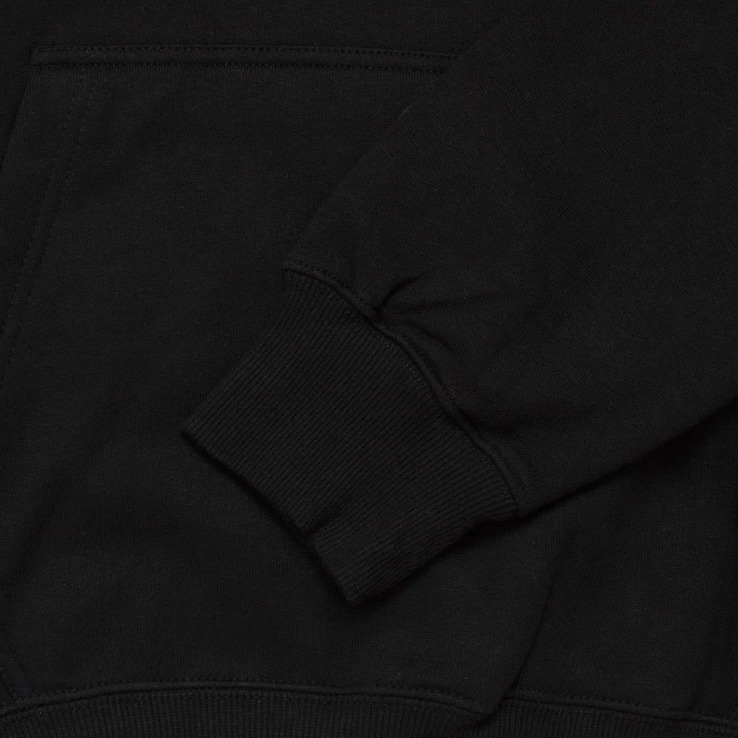 Pullover Hoodie BOXY FIT FUZ BLACK