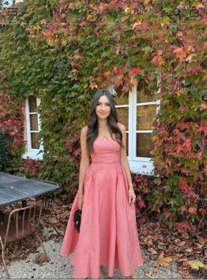 Rachel Gilbert Sophy Strap Dress In Pink Size 6