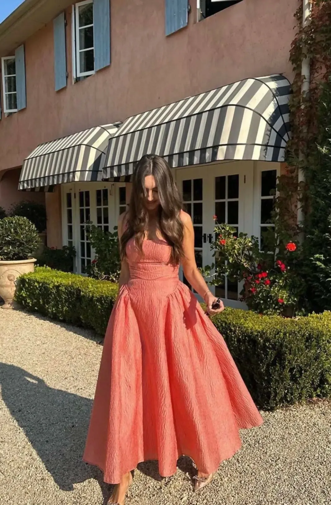 Rachel Gilbert Sophy Strap Dress In Pink Size 6