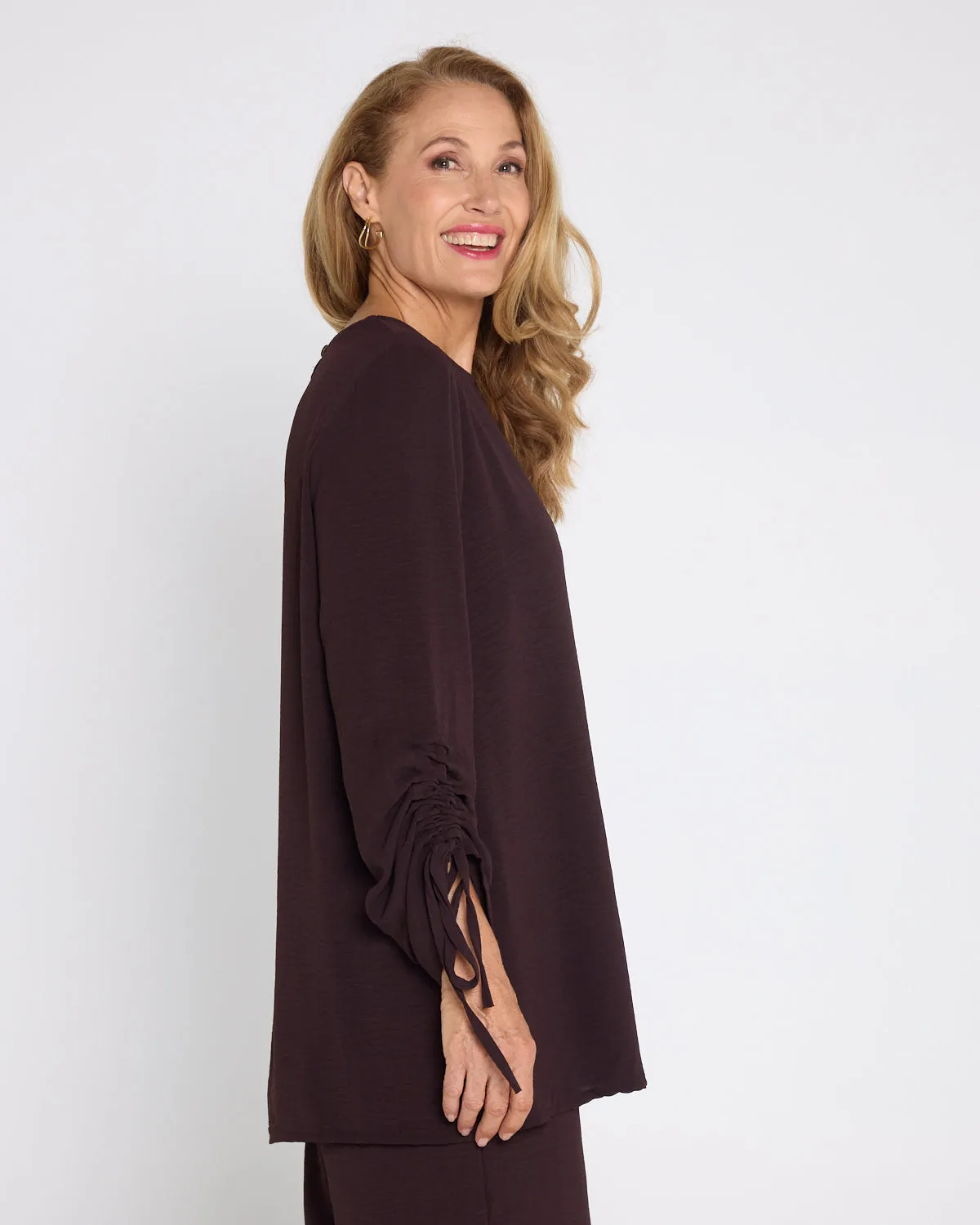 Raelynn Top & Pants Set - Brown