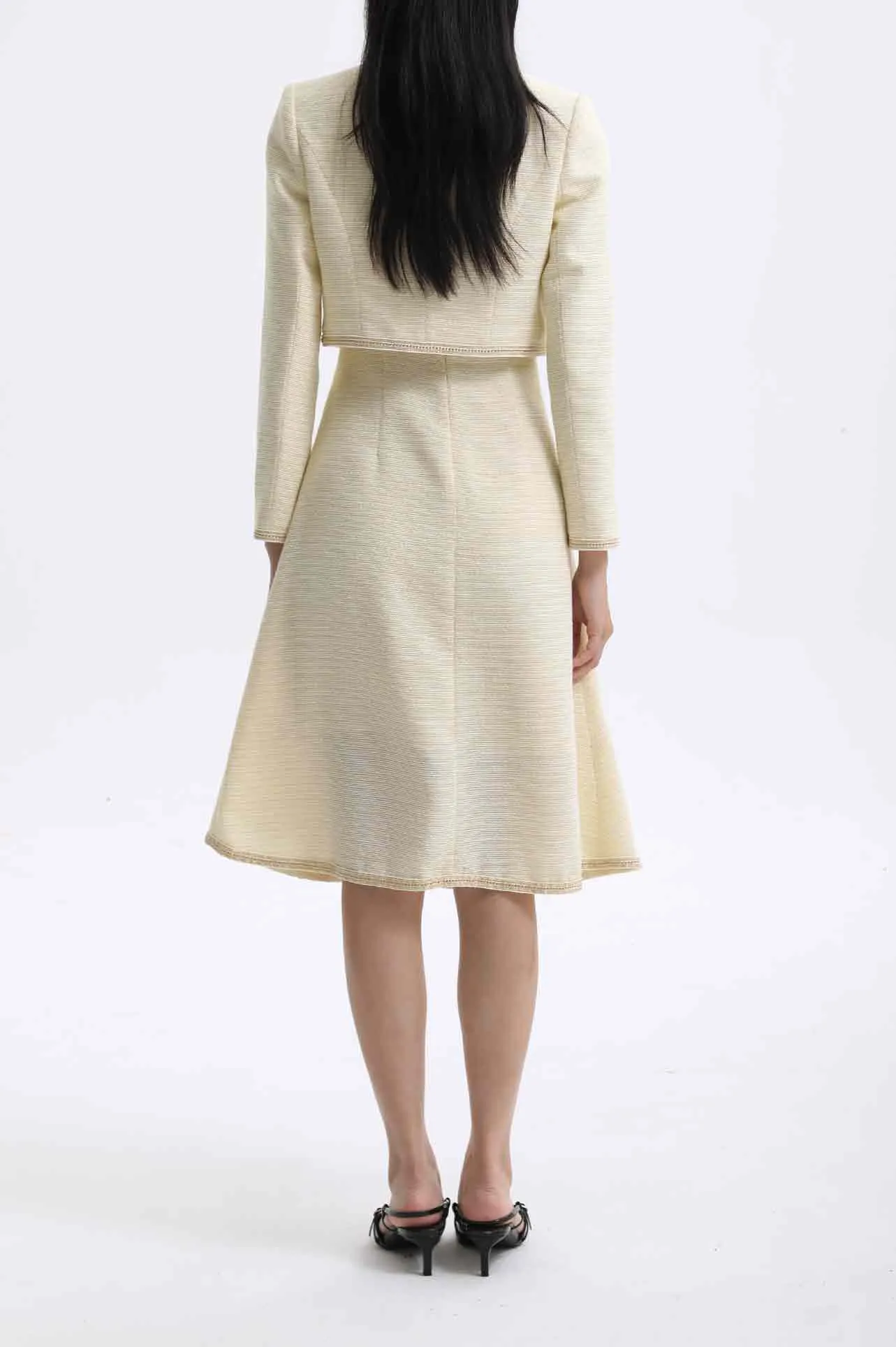 ROUND-NECKLINE DRESS