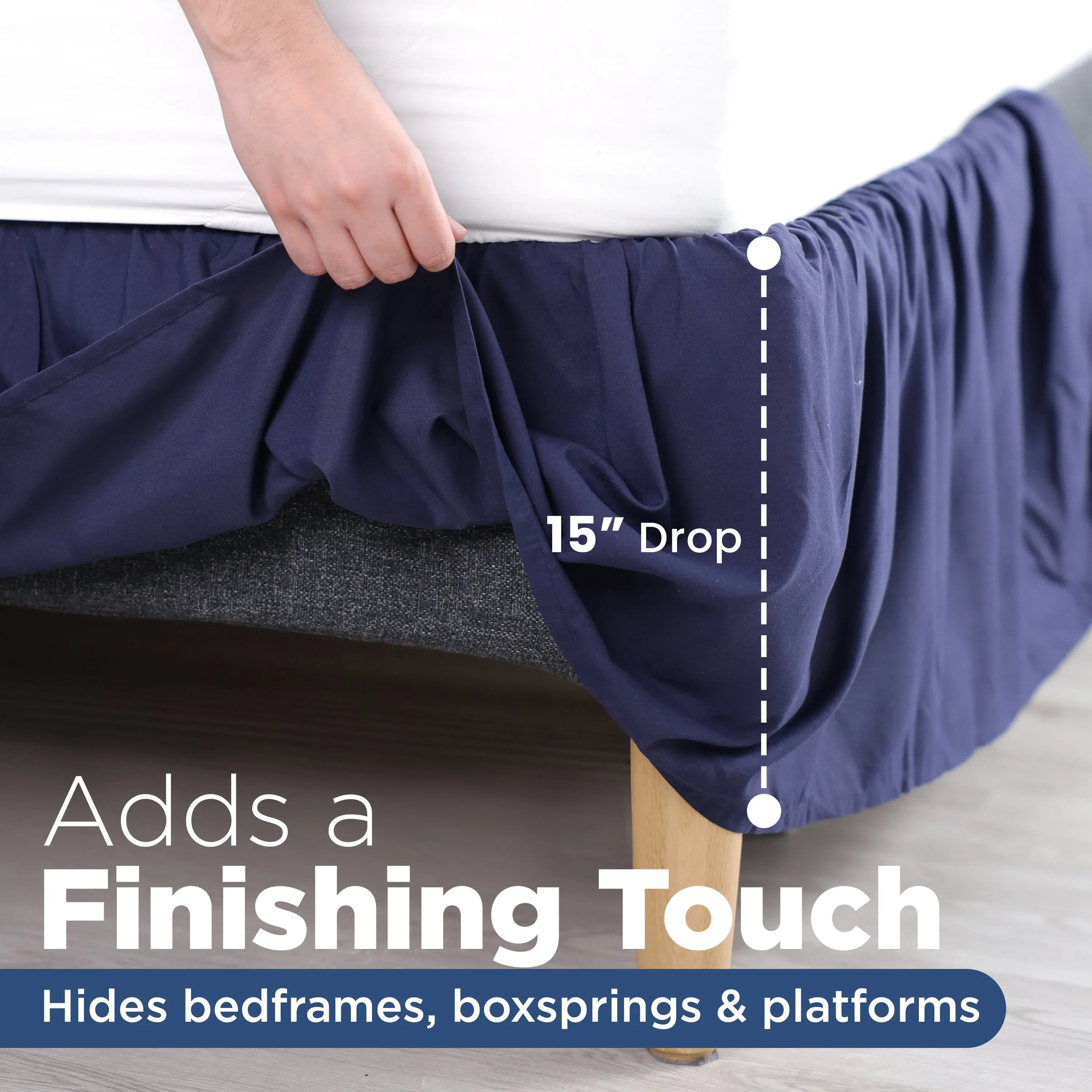 Ruffle Bed Skirt by Martex